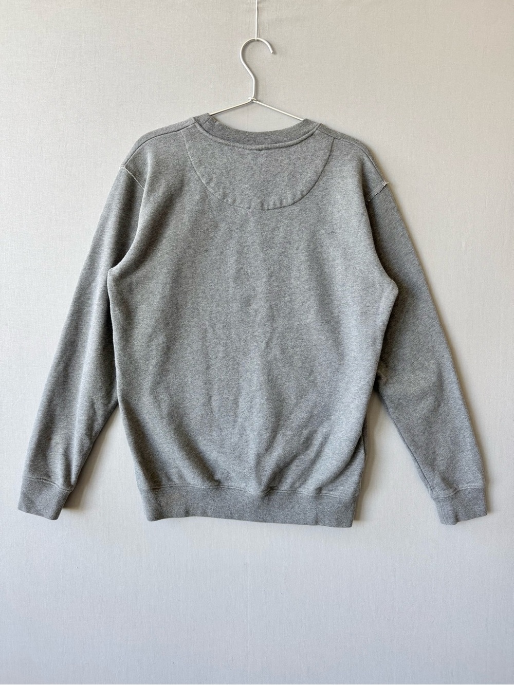 McQ by Alexander McQueen Grey Sweatshirt with Black Swallow Motif - Oversized XS - Picture 3 of 7